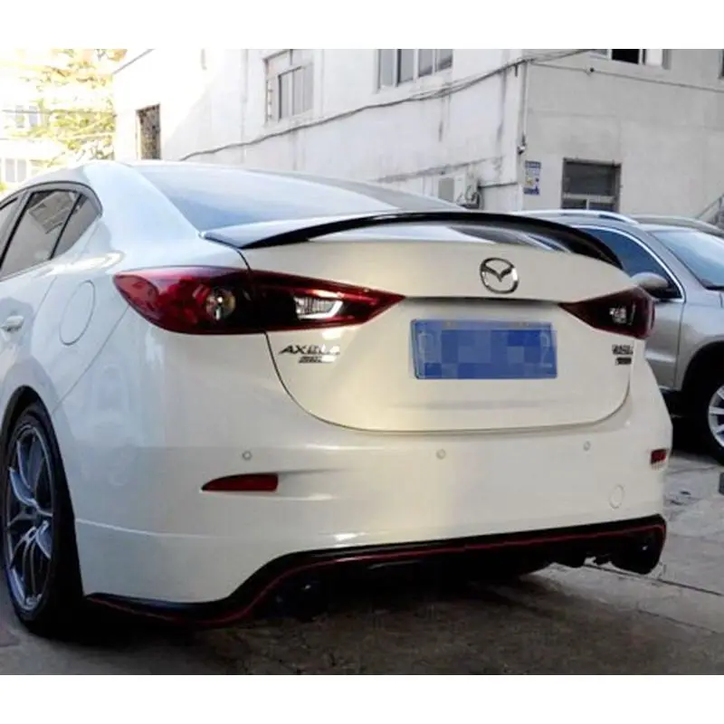 Задний спойлер из АБС-пластика для Mazda 3 Axela sedan 4 door 2014 2015 2016 2017
