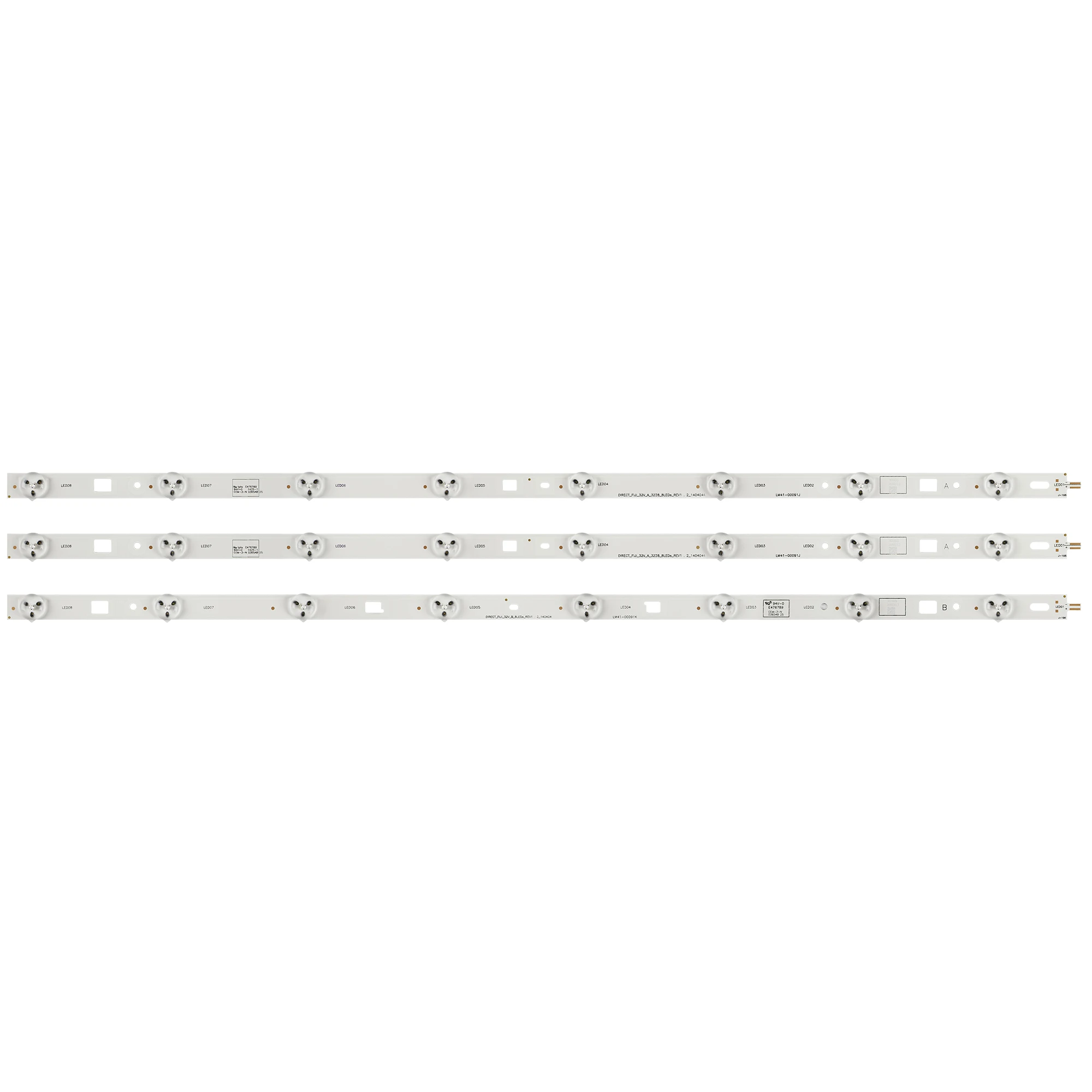 

LED Backlight Strip for Sony 32"TV for SAMSUNG_2014_SONY_DIRECT_FIJL_32V_A3228_8LEDs_REV1.2_140404 LM41-00091K LM41-00091J 612mm