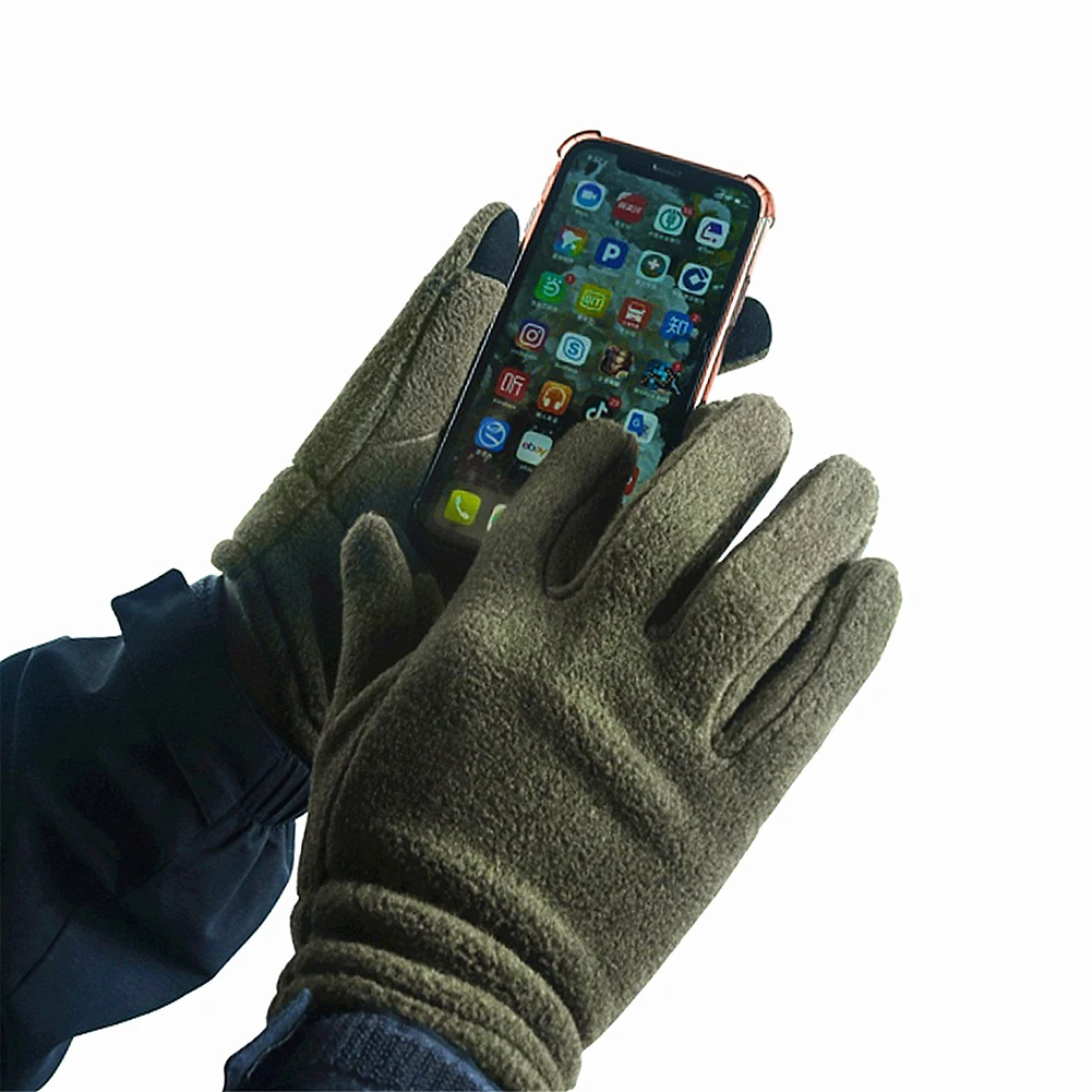 Комплект из шапки шарфа и перчаток утепленный флисом для мужчин на осень зиму |