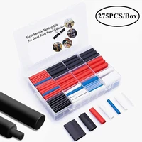 275320 pcs heat shrink tubing kit 31 dual wall tube adhesive lined marine shrink tube electronic polyolefin wire cable sleeve