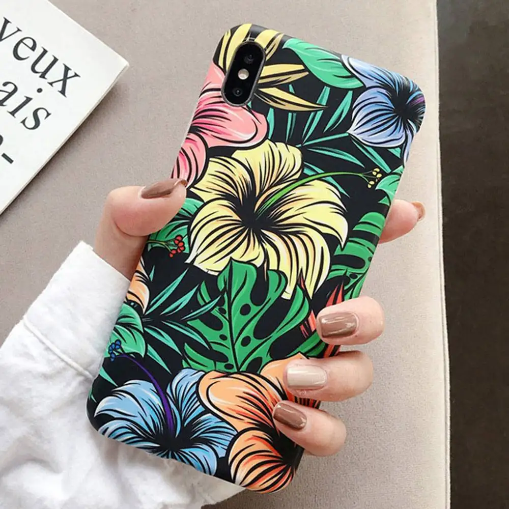 KISSCASE чехол на айфон 7 6 s 8 Роскошные винтажные цветочные чехлы для iPhone XS Max XR X 6S Plus