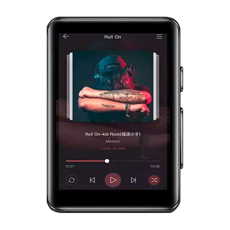 

Mp3-плеер BENJIE с bluetooth-динамиком, сенсорная клавиша, встроенный 16 ГБ 32 ГБ, металлический портативный мини-плеер, с радио и FM-записью