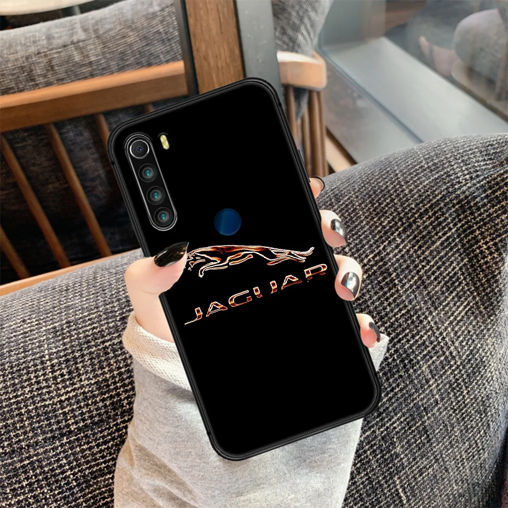 

jaguars car logo Phone Case Cover Hull For XIAOMI Redmi 7 7a 8 8a 9 9a NOTE 6 7 8 8t 9 9s Pro Max 4X black Bumper Tpu Prime
