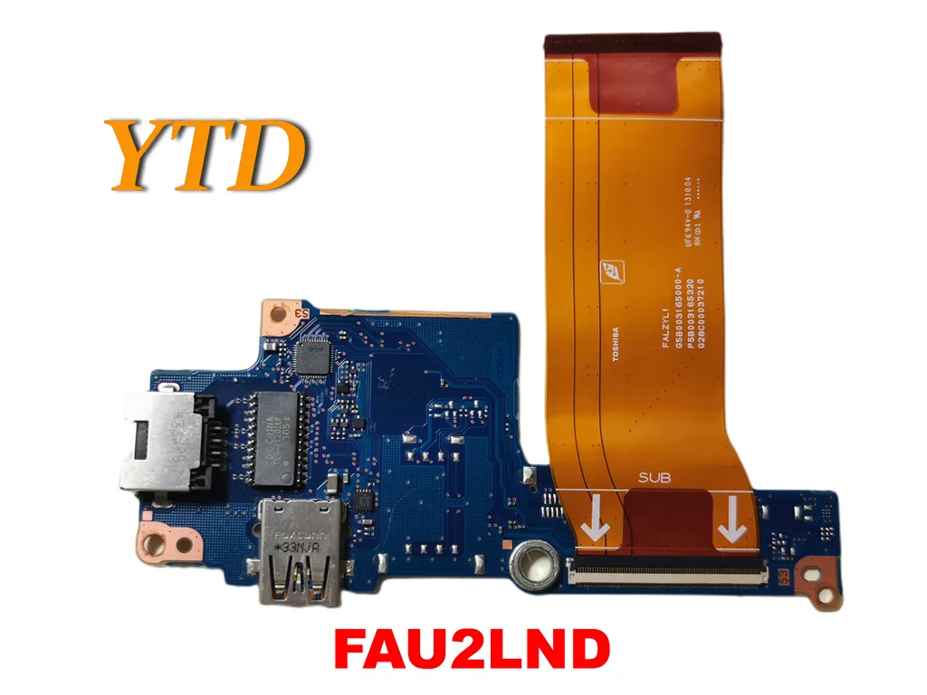 

Original for Toshiba Portege Z930 Z935 serie 13,3 USB LAN Junta FAU2LND tested good free shipping