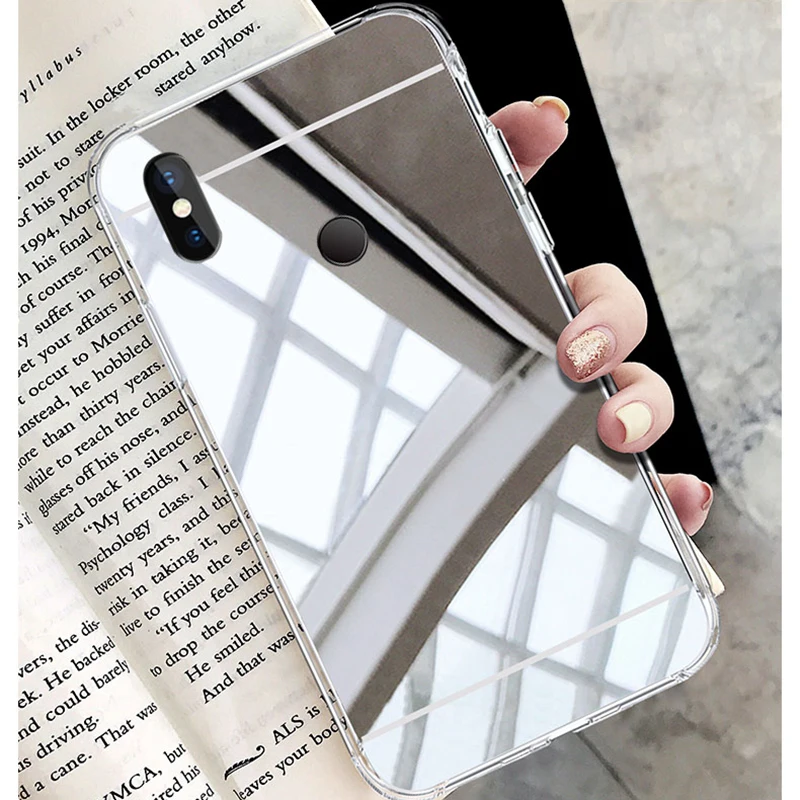 Honor 8A 8C 8XFor huawei Y6 Y7 2019 Prime Pro модная одежда для девочек зеркало макияжа Чехол Мягкий