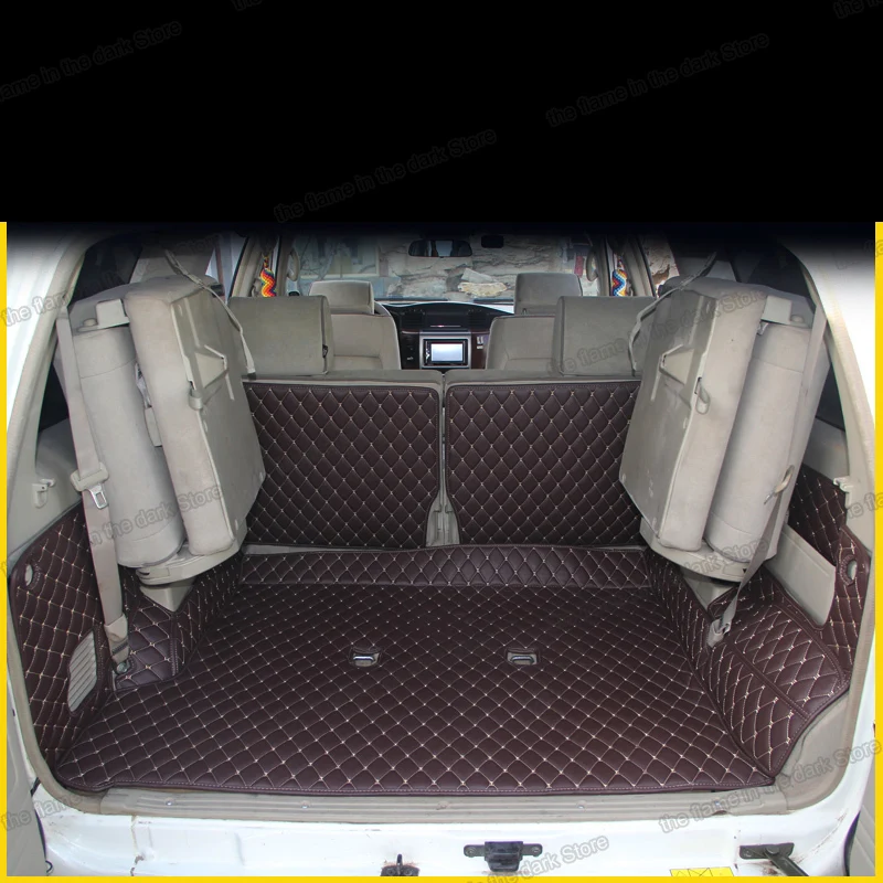 Кожаный коврик Lsrtw2017 для багажника автомобиля грузовой Nissan патруль 1997 2010 2009 2008 2007