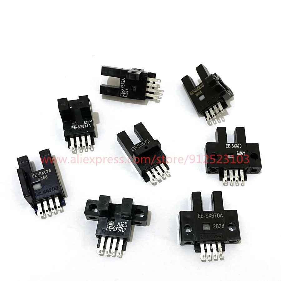 

20 PCS EE-SX670P EE-SX671P EE-SX672P EE-SX673P EE-SX674P Omron Photoelectric Sensors NPN NO/NC 5-24V