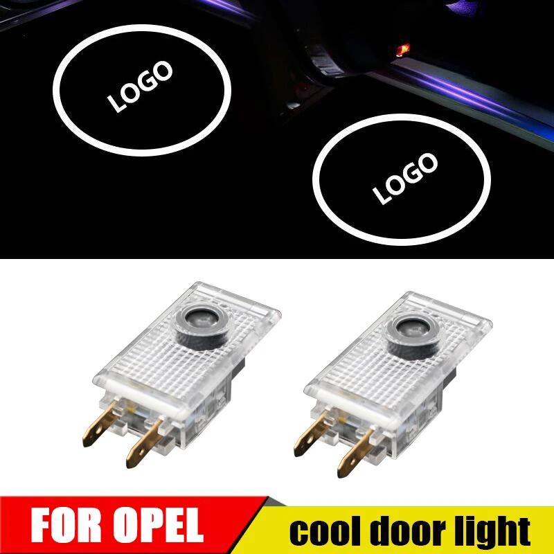 

OPEL LOGO led ghost shadow light LED car logo projector auto decorative accessories emblem welcome door lights for opel Insignia