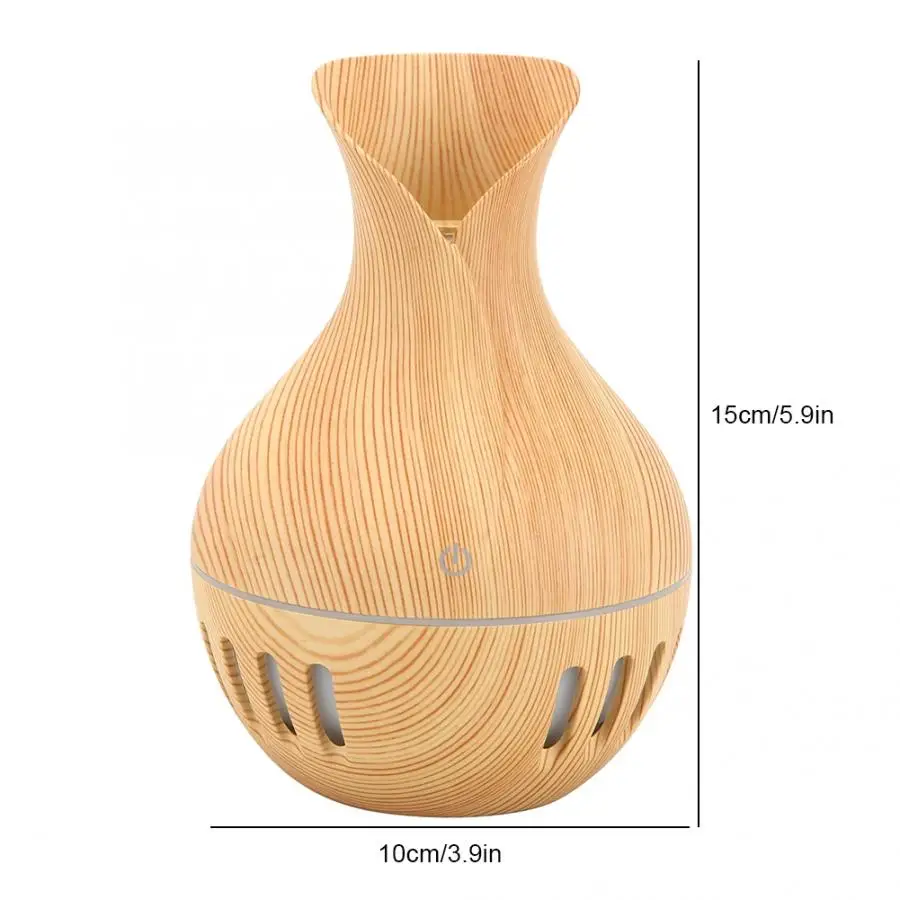 

300ml Vintage Wood Grain Air Humidifier Aromatherapy Aroma Oil Diffuser Humidifier USB Mini Mist Maker Humidificadores Difusores