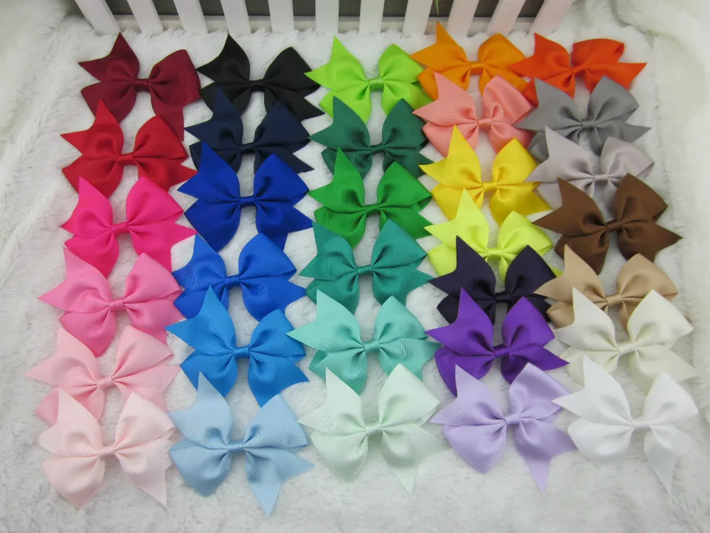 Банты из корсажной ленты 3 5 дюйма Детские аксессуары для волос банты лента