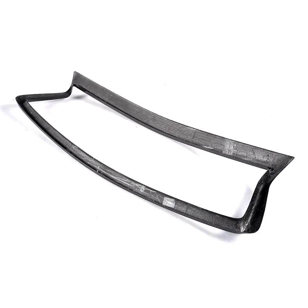 

For Infiniti Q50 Q50S Real Carbon Fiber Front Grille Grill Trims Decoration 2018 UP auto parts