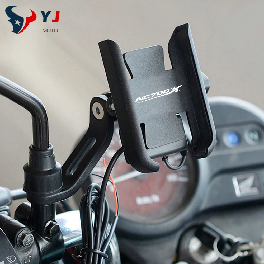for honda nc700x nc750x nc 700x 750x high quality cnc handlebar mobile phone bracket motorcycle new accessories gps stand holder free global shipping