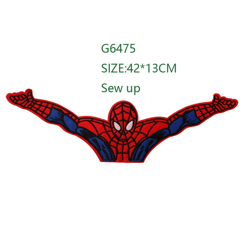 1 PCS Kitty superhero bear Cartoon Sequin icon Iron on Patch for Clothing DIY Stripes Clothes Patchwork Stickers Custom Badges | Дом и сад