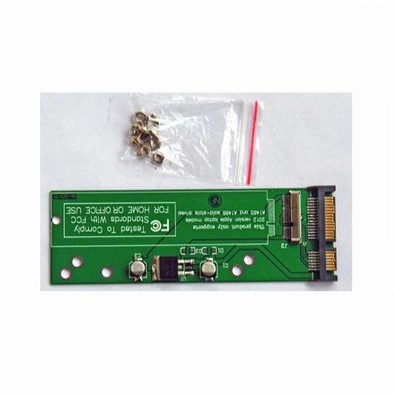 

HOT-for Air 2012 A1465 A1466 MD223 MD224 MD231 MD232 SSD to Sata Adapter Card Slot