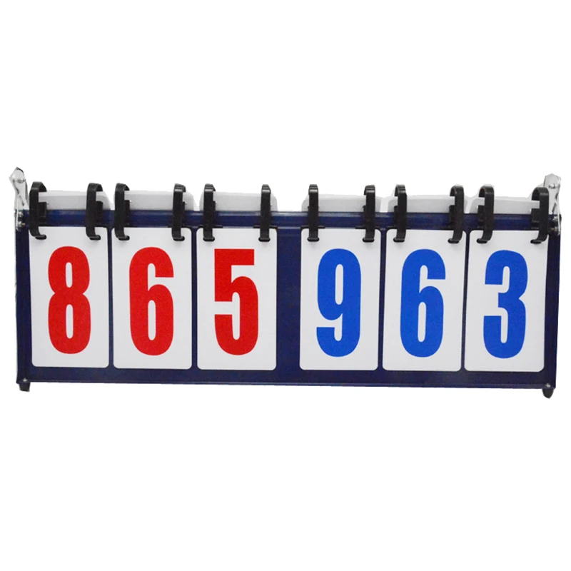 Табло баскетбола 6-значный цифровой 999-999 страниц 1 5 кг металлический счет