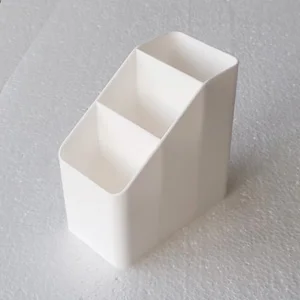 WHITE 1 шт. Многофункциональный пластиковый ПП Настольный ящик для хранения чехол 4 сетки подсетка макияж косметический держатель настольный карандаш ручка Органайзер CL-2515 - Цвет: WHITE