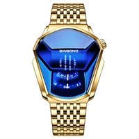 new binbond top brand luxury military fashion sport watch men gold wrist watches man clock casual chronograph wristwatch