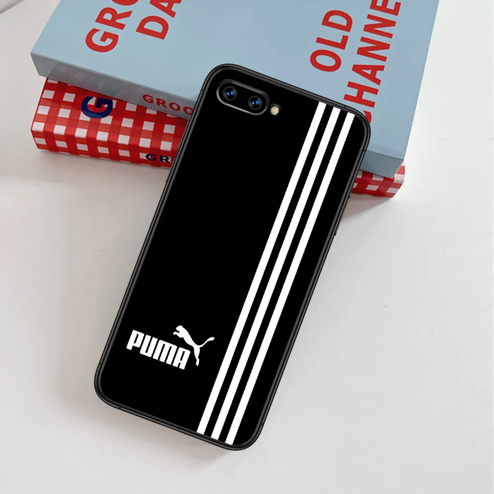 

Pume Sport Trend Fashion Brand Phone Case For Huawei Honor 6A 7A 7C 8 8A 8X 9 9X 10 10i 20 Lite Pro Play black Funda Fashion