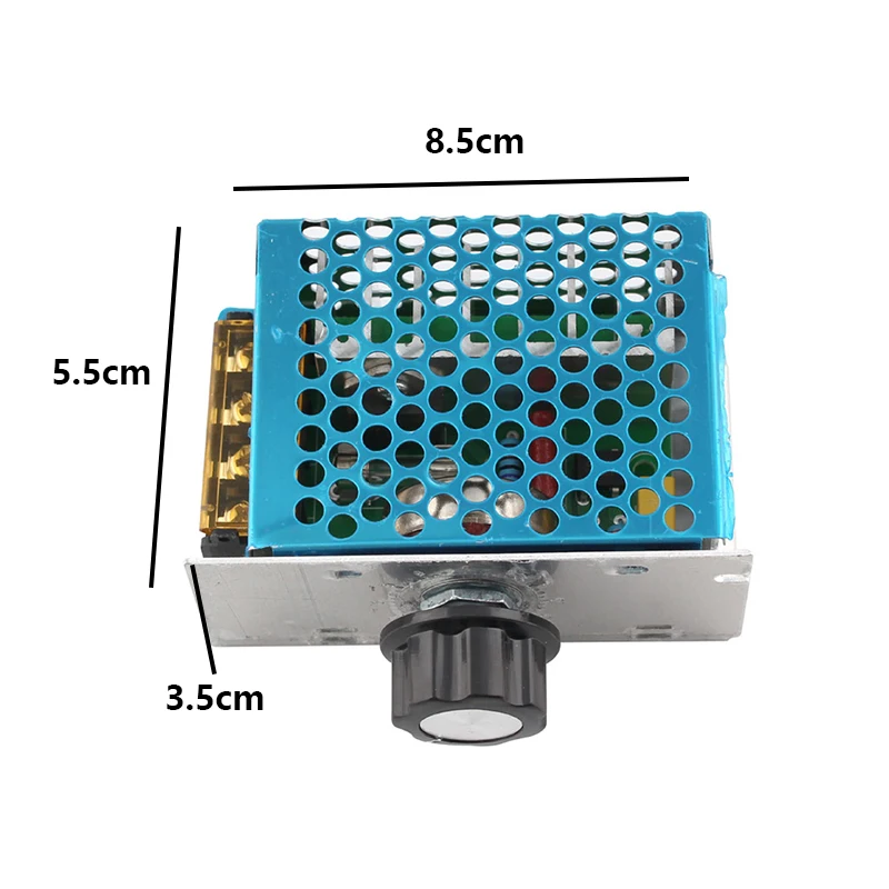Регулятор напряжения SCR 4000 Вт 220 В переменного тока диммер контроллер скорости