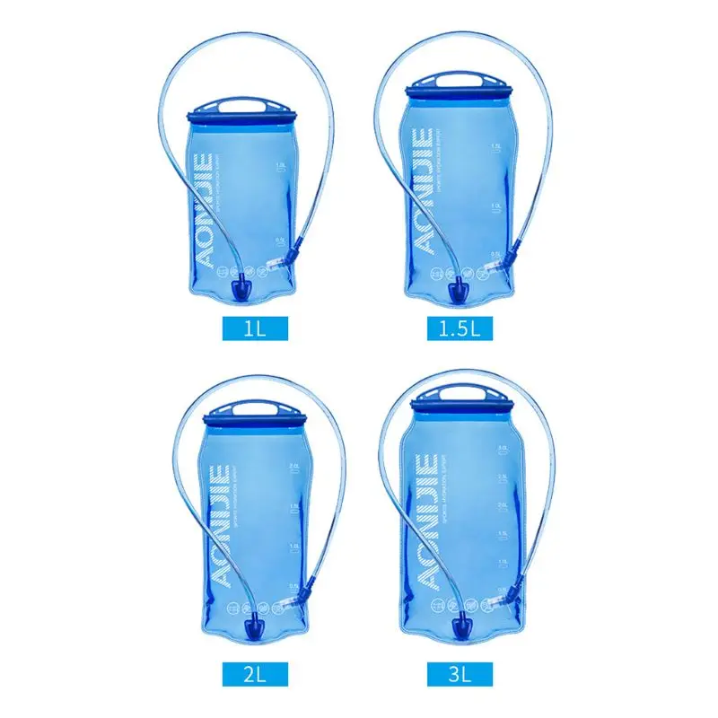 

1L 1.5L 2L 3L Foldable Soft Reservoir Water Bladder Hydration Pack Water Bag for Running Cycling RXBB