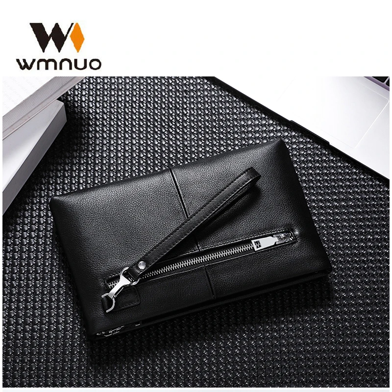 Брендовый клатч Wmnuo 2020 кошельки мужская повседневная сумка Мужская мягкая из