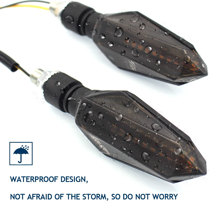 4 шт. мотоциклетные янтарные поворотники светящиеся мигалки мигающий индикатор