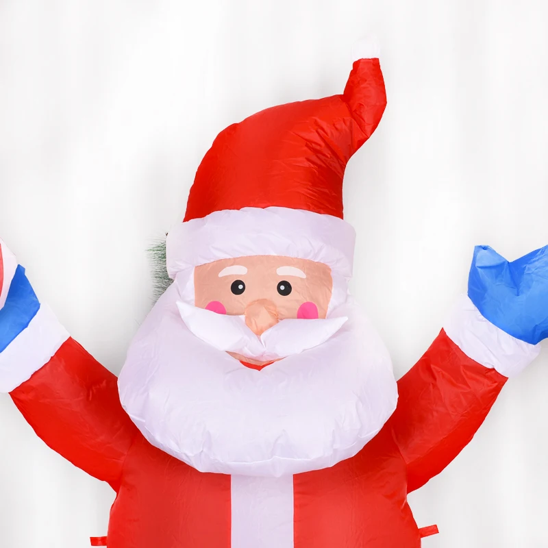 Рождественские надувные САМОНАДУВНЫЕ игрушки с Сантой Клаусом 180 см | Дом и сад