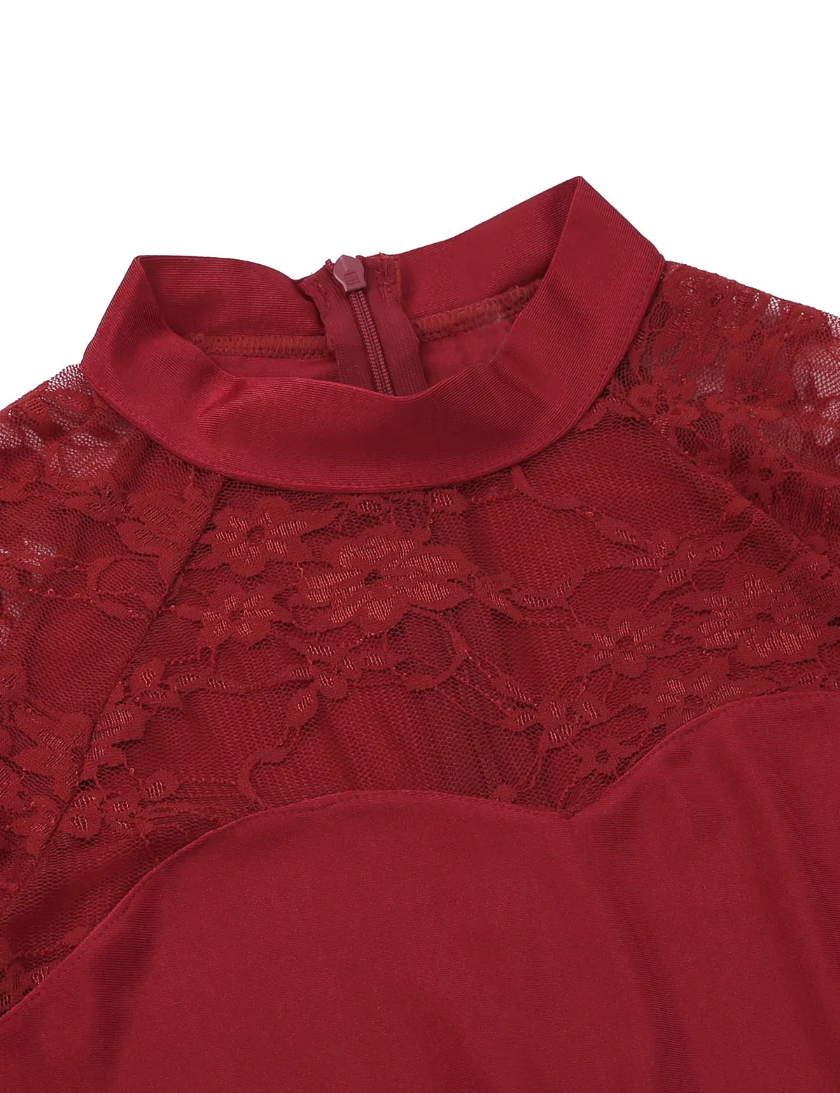 Женский костюм для балета и джаза танцев короткий топ с круглым вырезом длинными