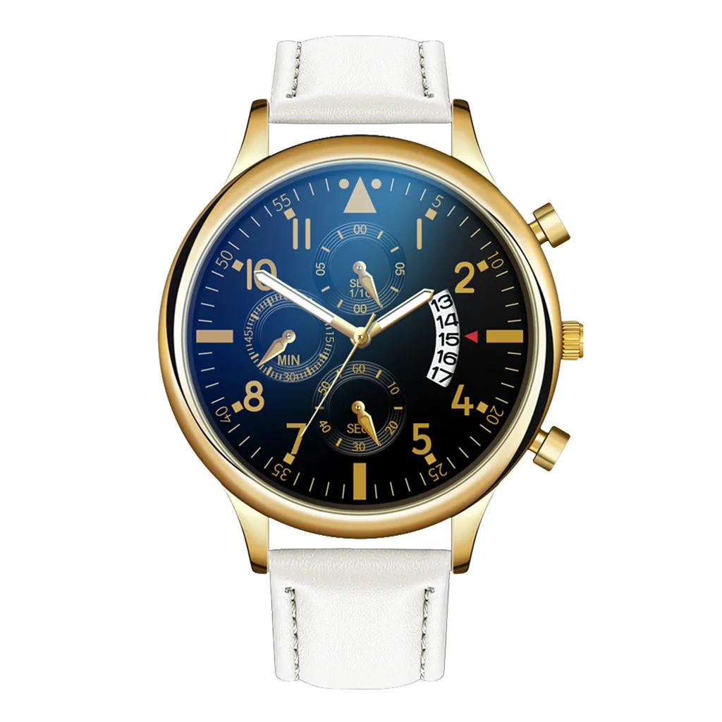 B Reloj mujer relogio masculino роскошные часы кварцевые часы из нержавеющей стали циферблат часы с браслетом мужские спортивные часы - Цвет: B