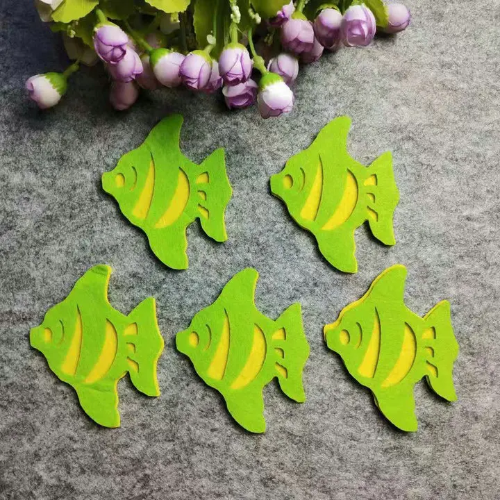 Фетровые настенные наклейки с животными дельфин Акула украшение для дома