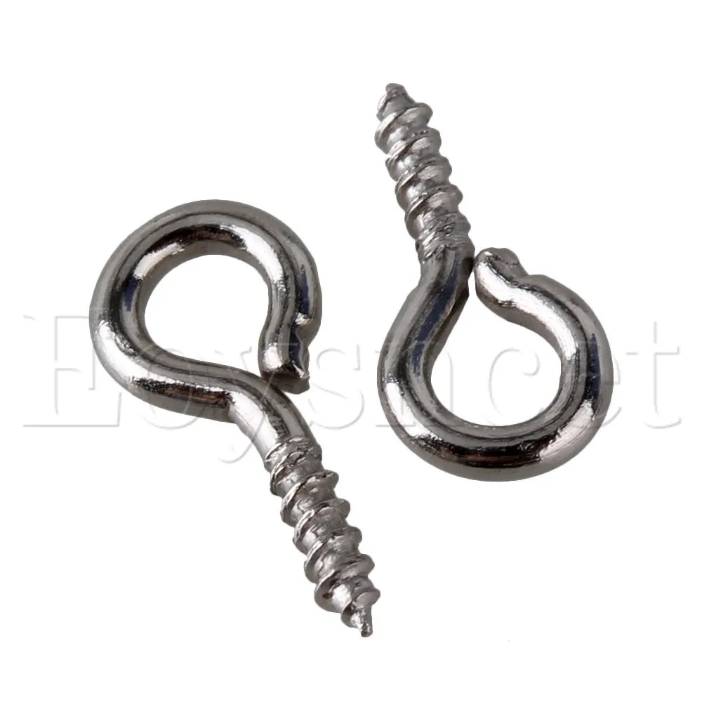 100x мини штифты Eyepins крючки для мебельной фурнитуры длина 9 5 мм 0 #|furniture pins|eye pinseye eye |
