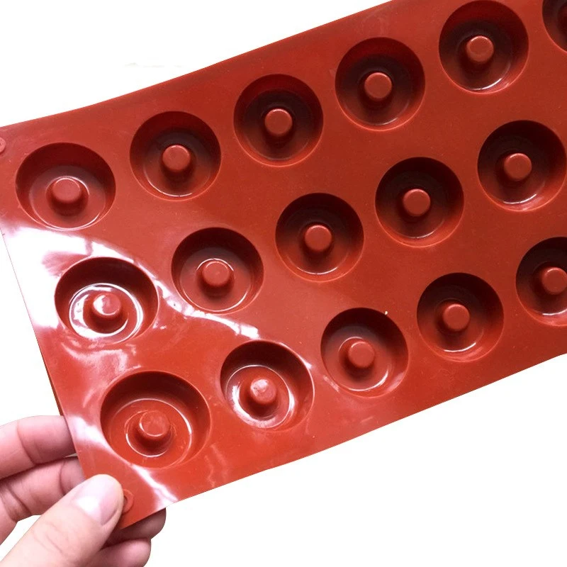 

s18 silicone donut mold DIY biscuit chocolate mold baking pastry mold flavor silicone mold chocolate mold candy mold cake