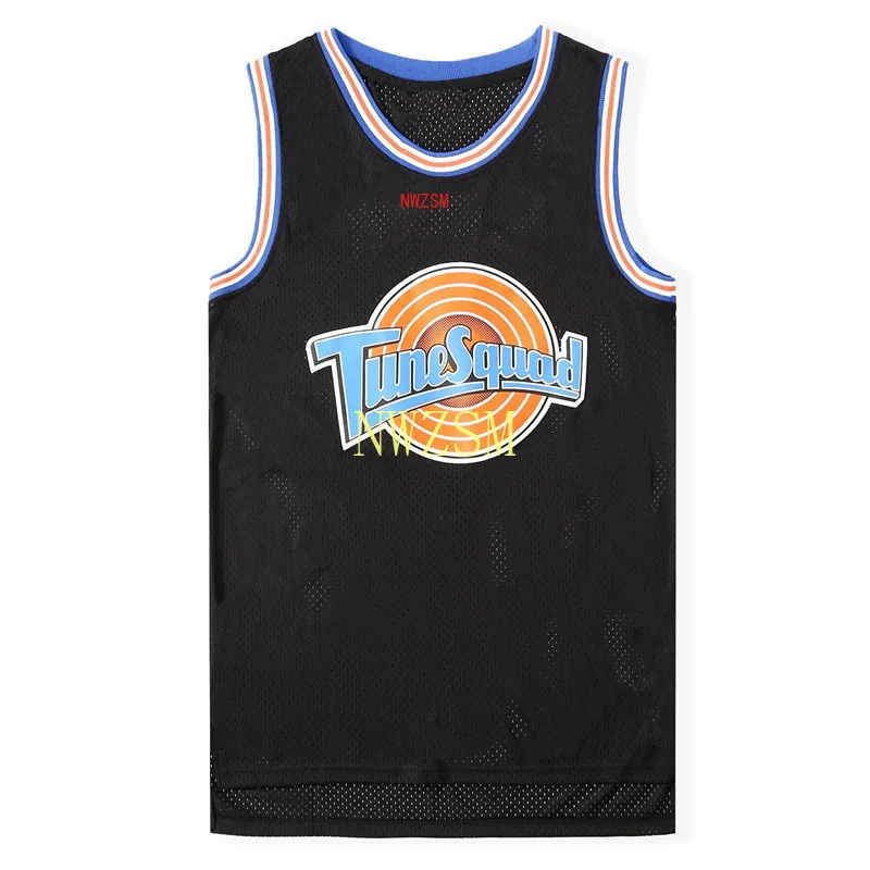 

LOLA Cosplay Costumes Space-Jam #1 Basketball Uniform Bunny Movie Number Team Sports Stitched Tune-Squad #10 Tops Jersey BUGS Sp