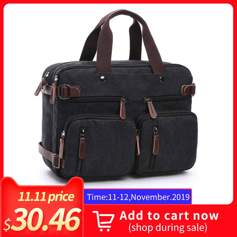 Мужской портфель винтажный через плечо для ноутбука|Мужские портфели| |