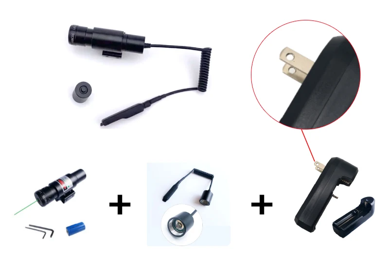 Инфракрасный лазер перезаряжаемый прицел зеленая точка лазерная калибровка