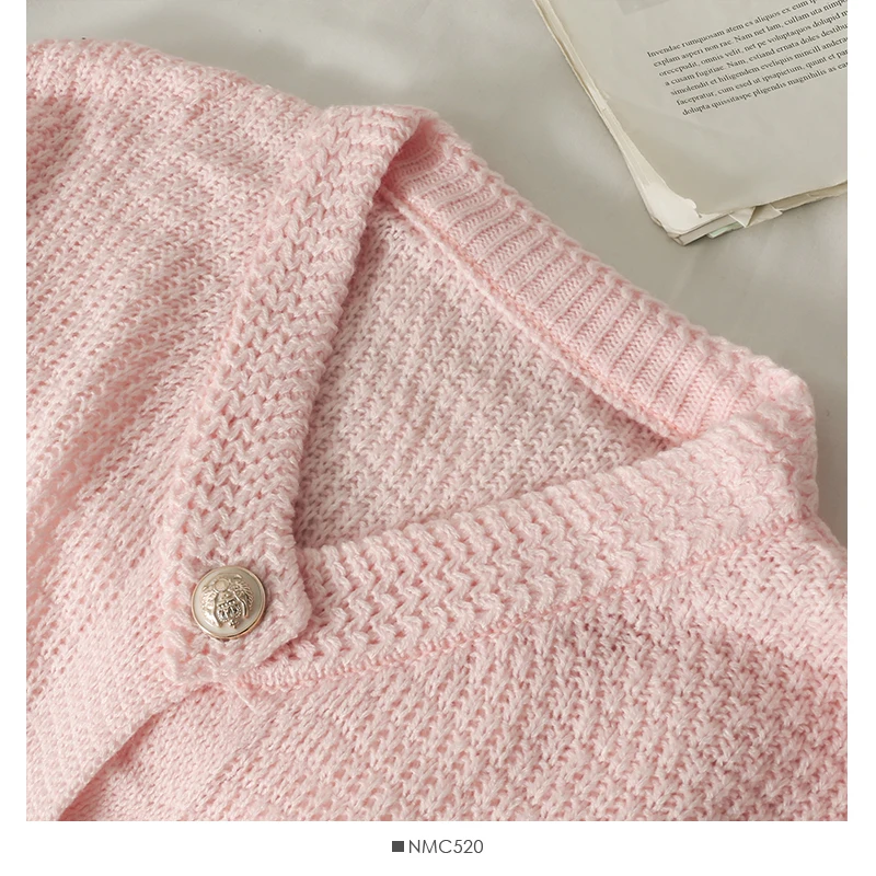 

Basic Cardigan Kintting Women Sweater V Neck Pockets Patchwork Streetwear Solid Korean Style Chic Harajuku Cardigan Tops