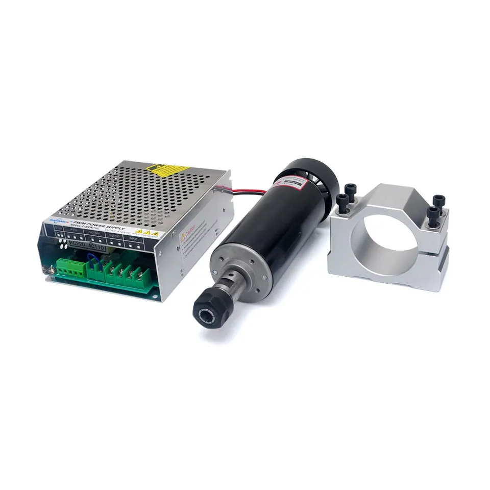 

Daedalus CNC 500W щеточный Шпиндельный двигатель ER16 патрон 100v двигатель постоянного тока с переключением 110V 220V Mach3 источник питания 52 мм кронштейн ...