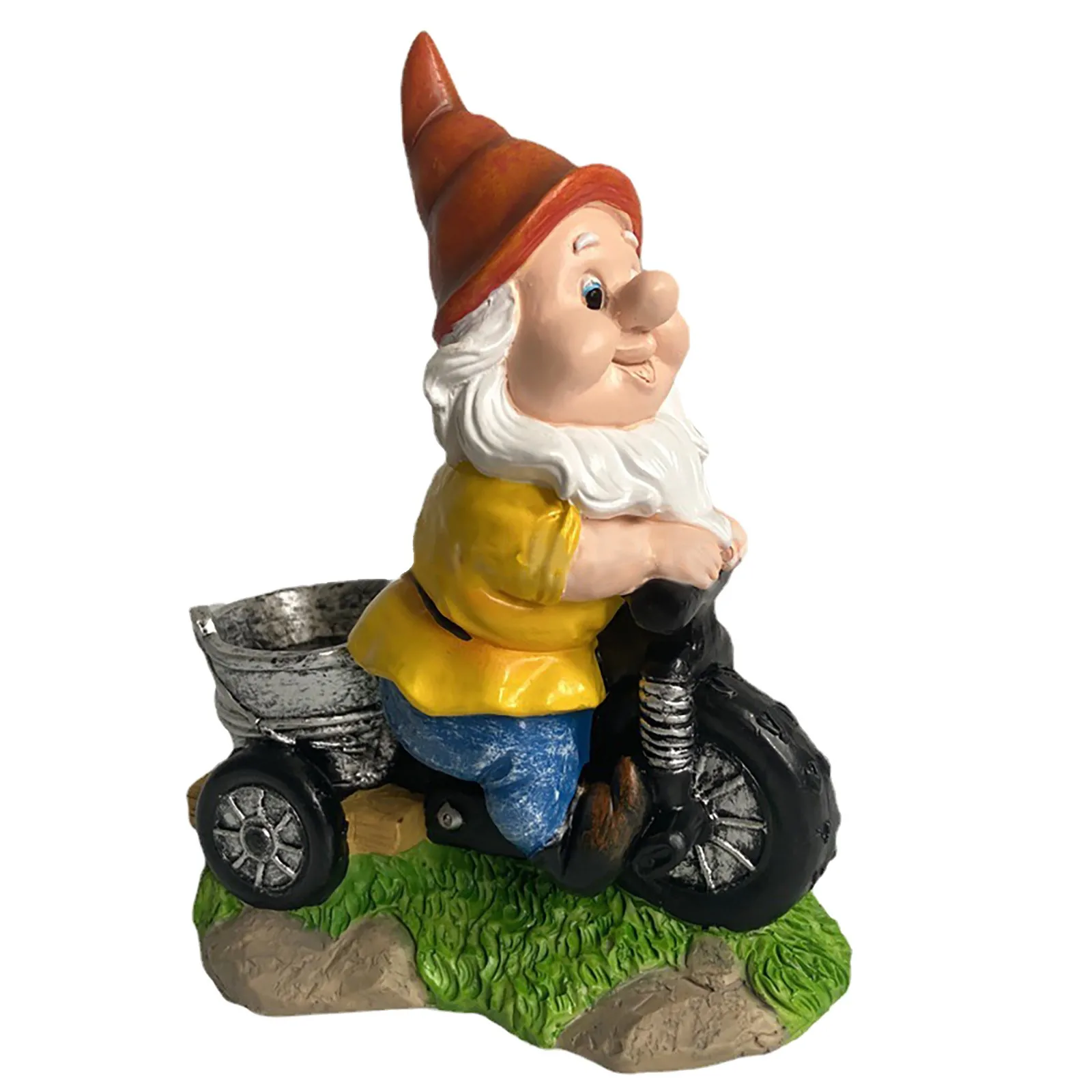 Карликовые украшения из смолы для езды на трехколесном велосипеде рукоделия