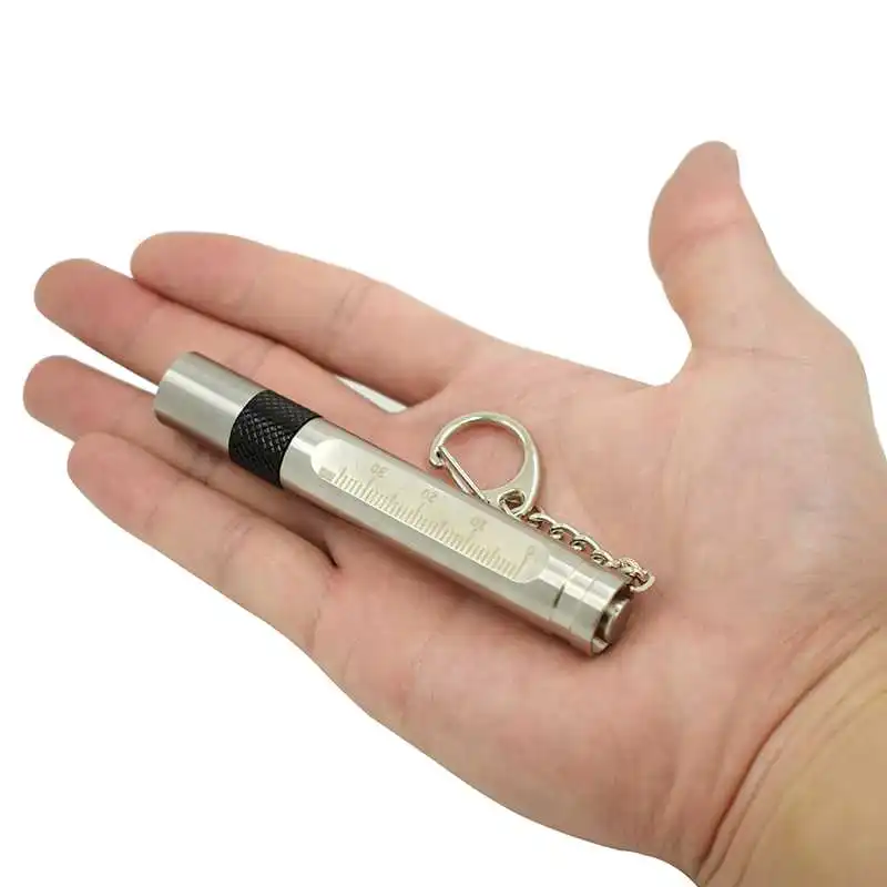 Водонепроницаемый 3 режима мини брелок фонарик Q5 из нержавеющей стали