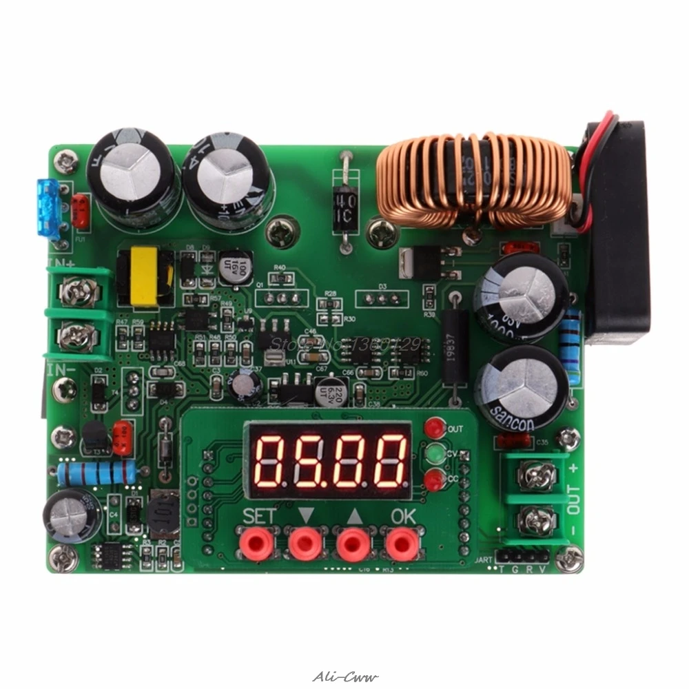 

DC-DC Шаг вниз Напряжение регулятор 10V-75V 60v 24v постоянного тока до 0-60V 12v 5v 12A цифровой Управление вольт редуктор доска с светодиодный Дисплей