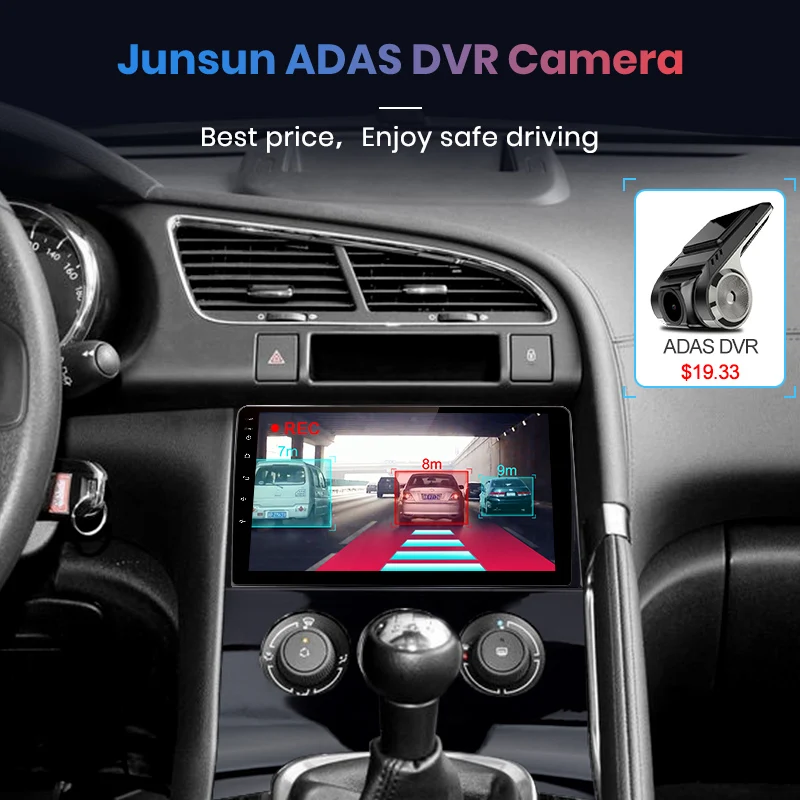 Junsun V1 2G + 32G Android 9 0 для Peugeot 3008 2009 2010 2011 2013 автомобильный Радио Мультимедиа Видео