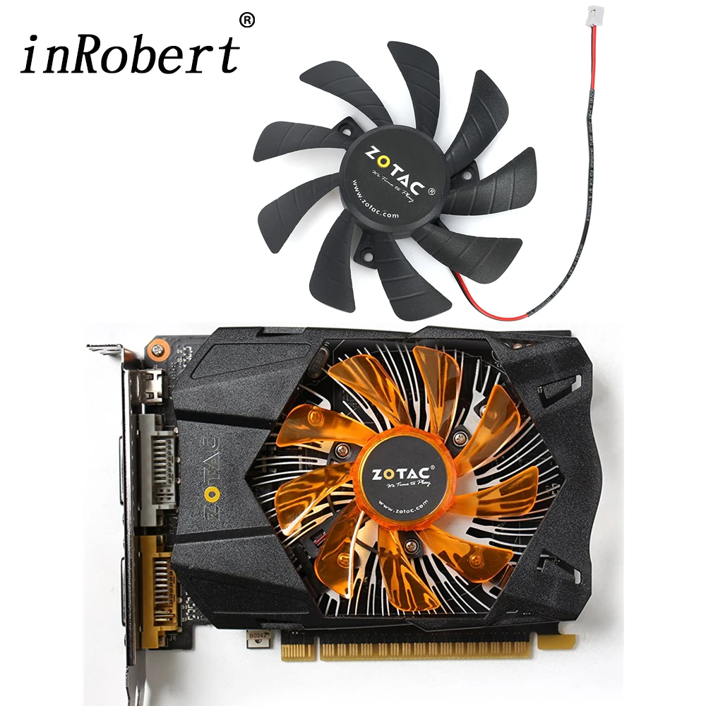 Кулер для графической карты ZOTAC NVIDIA GeForce GTX 750 Ti 2 Гб 1050 MINI 85 мм|Кулеры и системы