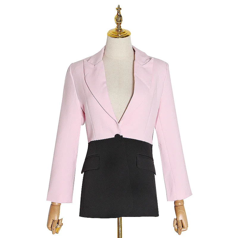 

In the spring of 2021 the new fashion suits brought into joining a grain of cultivate one's morality show thin suit jacket