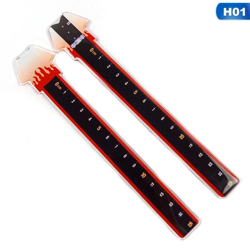 

Japan Anime Demon Slayer Kimetsu No Yaiba Figure Ruler Cosplay Ruler Measuring Scale Students Cartoon Measure Ruler Gift For Kid