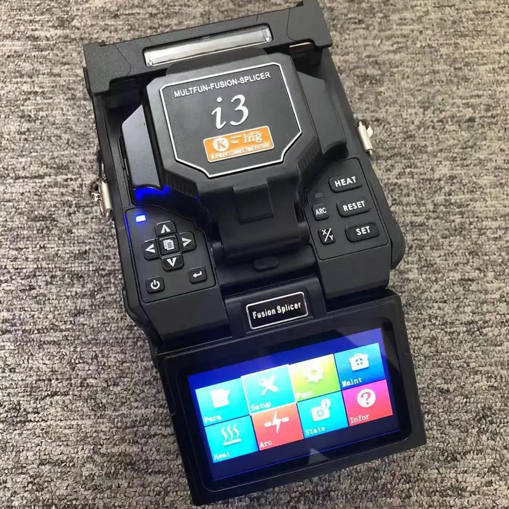 Очень стабильная машина 6 двигатель сведение по сердцевине волокна FTTH сварочный