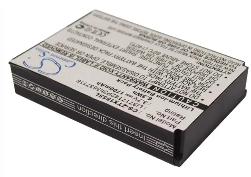 Камерон Сино 1700mAh аккумулятор для TELSTRA F158 F159 X185 ZTE C60 C66 G180 G500 G510 G530 G540 G652 G682.