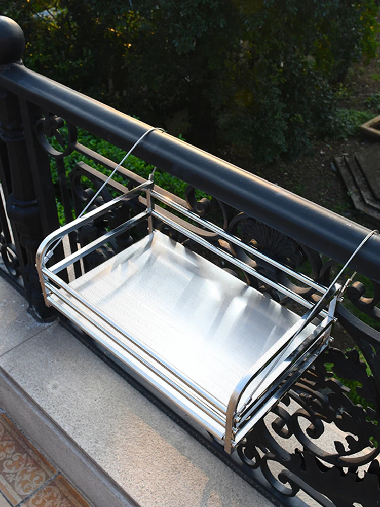 Полка для цветов из нержавеющей стали подвесная полка балкона горшков