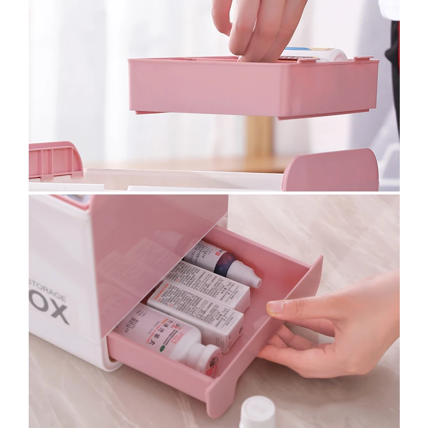 Аптечка пластиковая для оказания первой помощи портативный многофункциональный