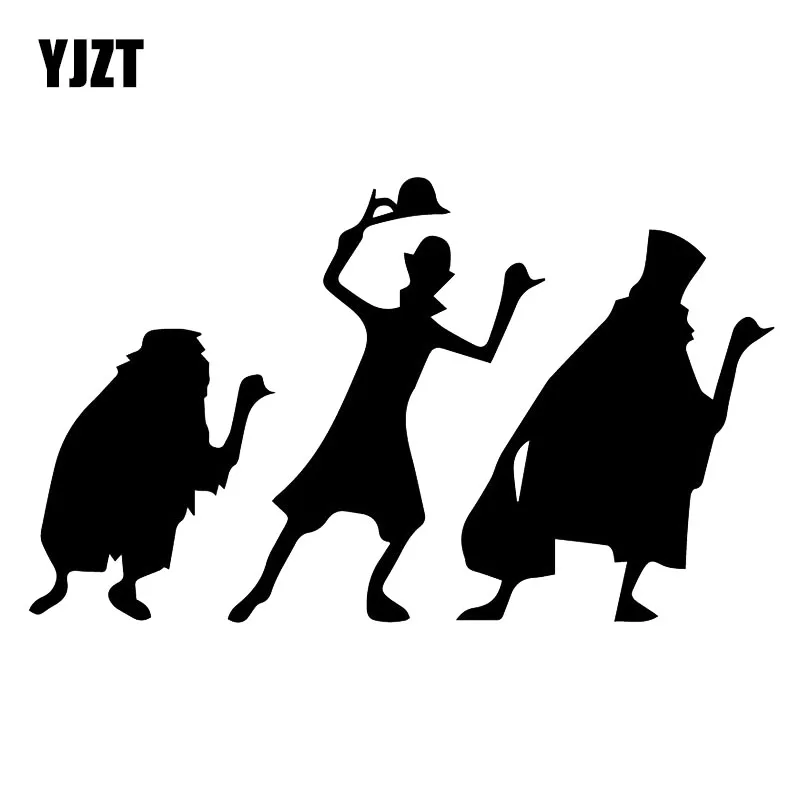 

YJZT 9.7X16.3CM Cartoon Funny Vinyl Car Sticker Waterproof Window Decoration Decal C25-0685