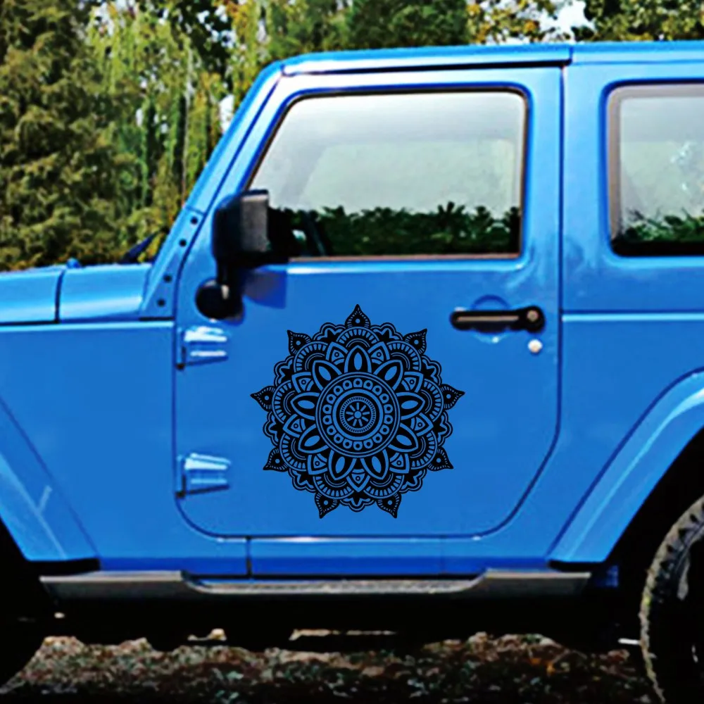 1 шт. Автомобильная наклейка с рисунком мандалы графический стильный капот